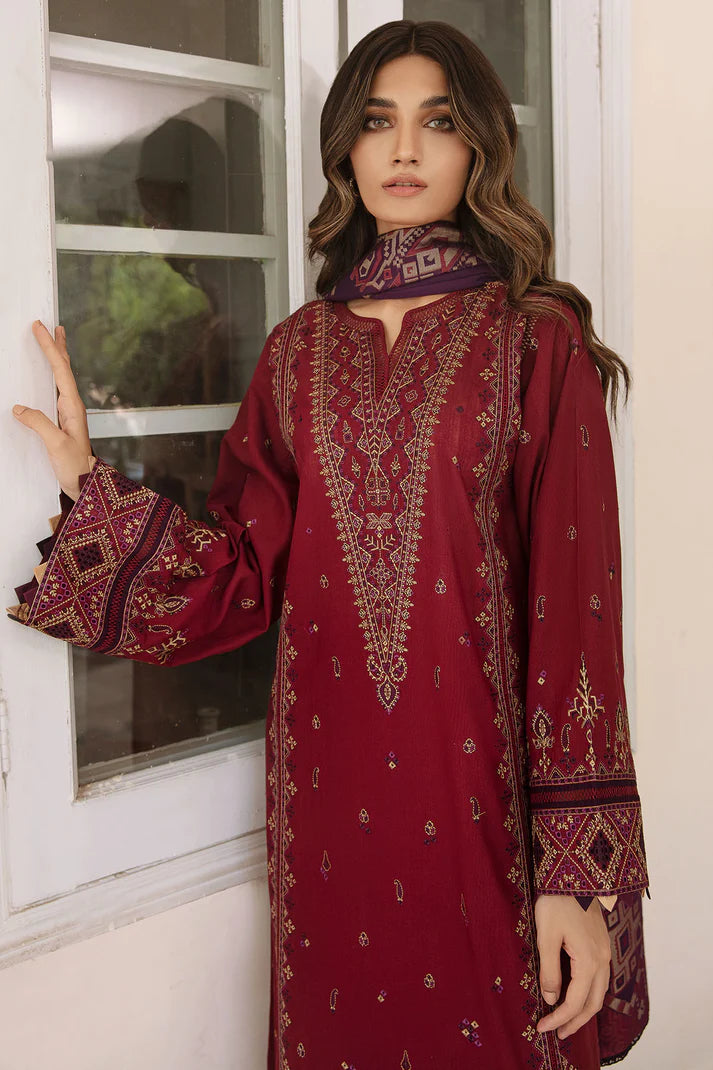 EMBROIDERED FINE SLUB UWE-0021