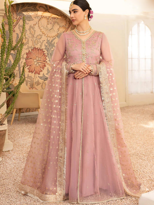 Organza Embroidered Frock - FKO-TP-PC060.