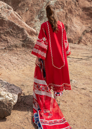 LUXURY LAWN - Flame red FKO-SS2401