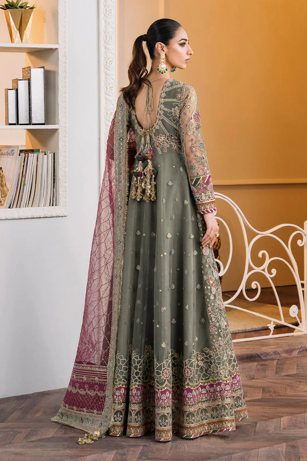 EMBROIDERED CHIFFON FKO-CH12-02