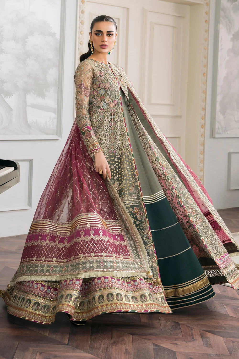 EMBROIDERED CHIFFON FKO-CH12-02