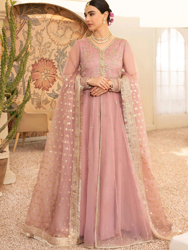 Organza Embroidered Frock - FKO-TP-PC060.