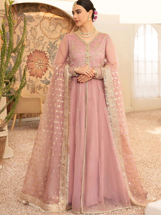 Organza Embroidered Frock - FKO-TP-PC060.