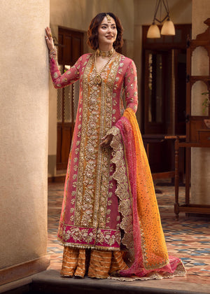 Organza Sequined and Embroidered Inside Panel FKO-CRHCM06-24