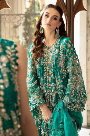 3 PIECE EMBROIDERED SUIT BD-2806