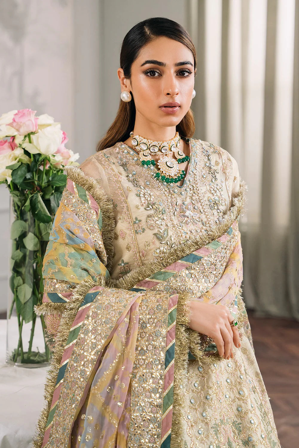 EMBROIDERED CHIFFON FKO-CH12-04