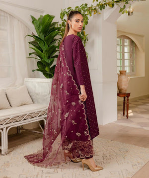 Cotton Silk Sequins Embroidered - FKO-DM-PC057