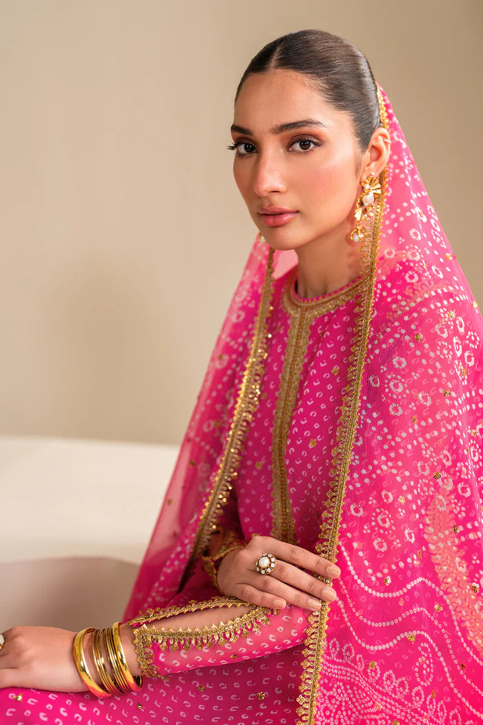 EMBROIDERED CHIFFON FKO-UF-D626