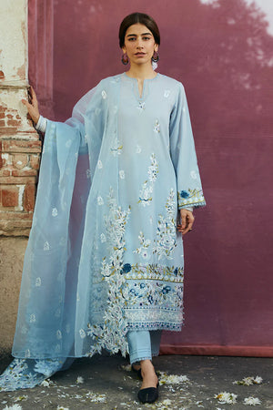 LAWN EMBROIDERED 3 PCS SUIT -  CS24PLD-FKO03