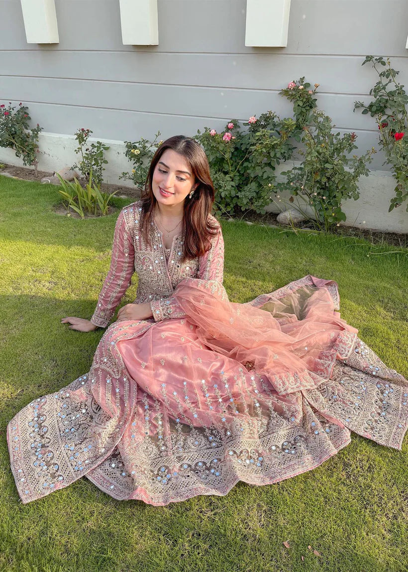 Piswas Style Attire With Intricate Embroidery work