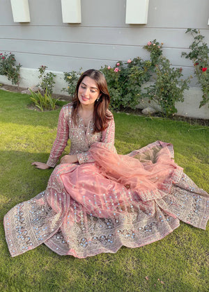 Piswas Style Attire With Intricate Embroidery work