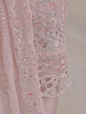 Luxury Embroidered Chiffon 3-Piece Suit AFSANAY-FKO-0124