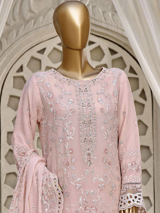 Luxury Embroidered Chiffon 3-Piece Suit AFSANAY-FKO-0124