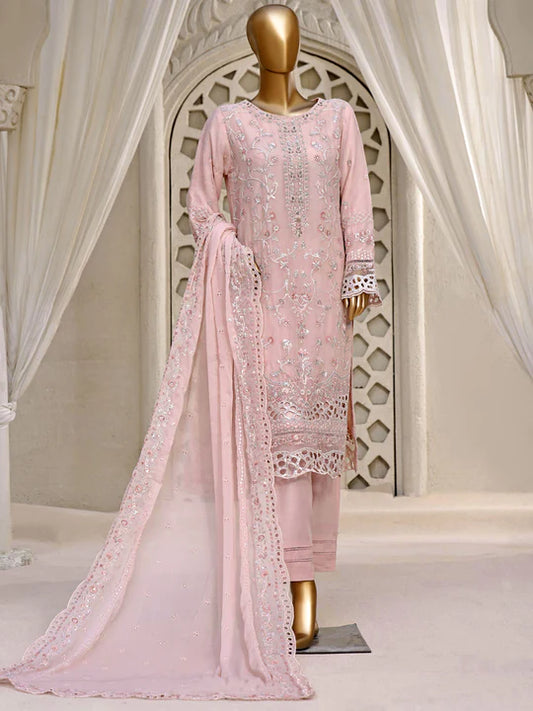 Luxury Embroidered Chiffon 3-Piece Suit AFSANAY-FKO-0124