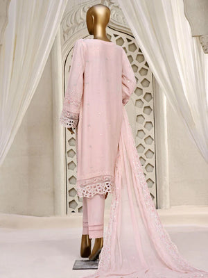 Luxury Embroidered Chiffon 3-Piece Suit AFSANAY-FKO-0124
