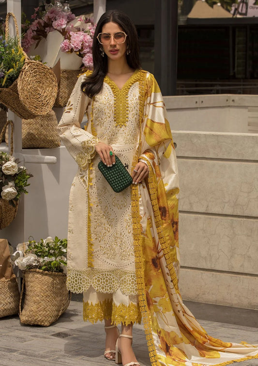 Chikankari Embroidered 3 Piece FKO-03 AMANI