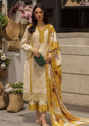 Chikankari Embroidered 3 Piece FKO-03 AMANI