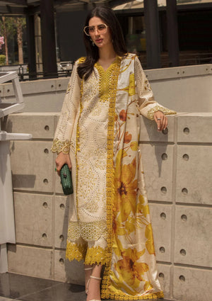 Chikankari Embroidered 3 Piece FKO-03 AMANI