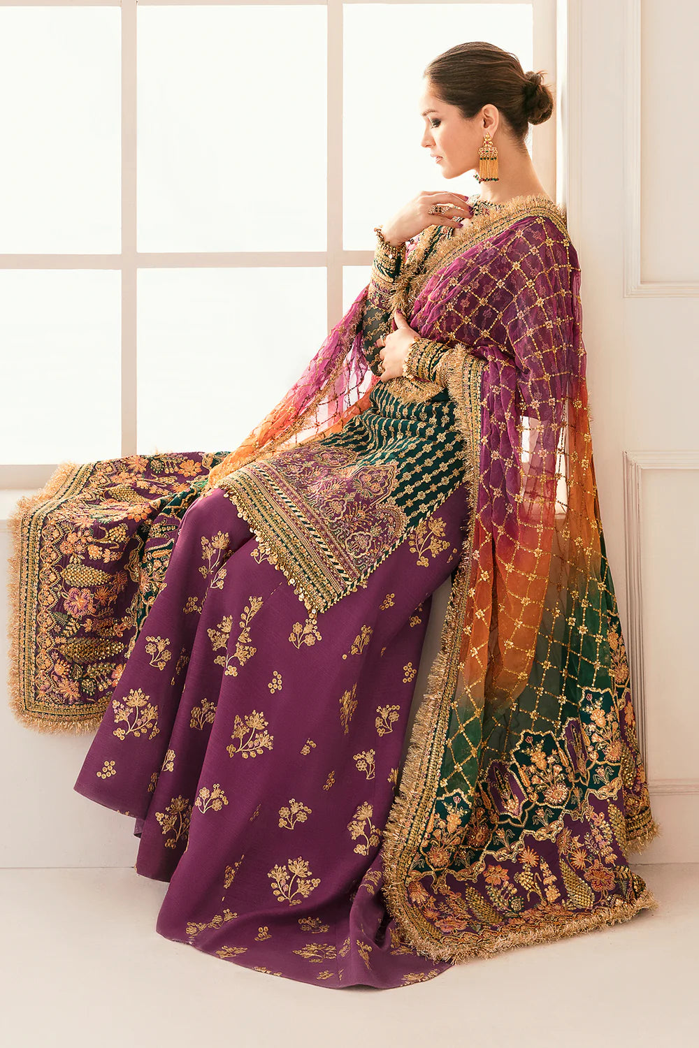 Embroidered Chiffon 3Piece FKO-CH11-D06