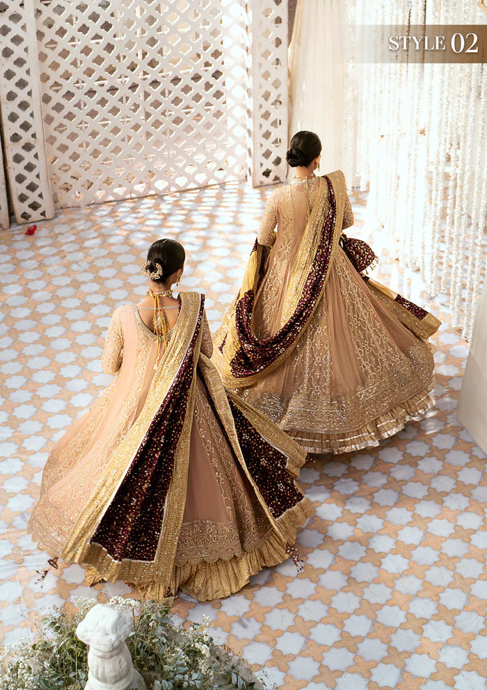 LIGHT BROWN CHIFFON LOOK-24-08