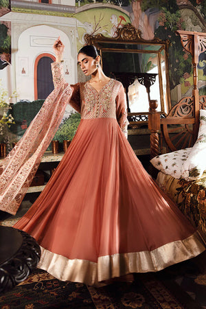 RUSTY PINK CHIFFON OUTFIT FKO-RPC04243