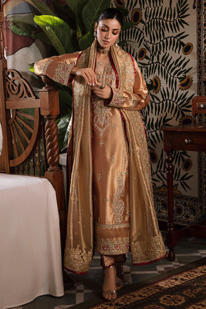 RED GOLDEN ZARRI SILK OUTFIT FKO-RZS04241
