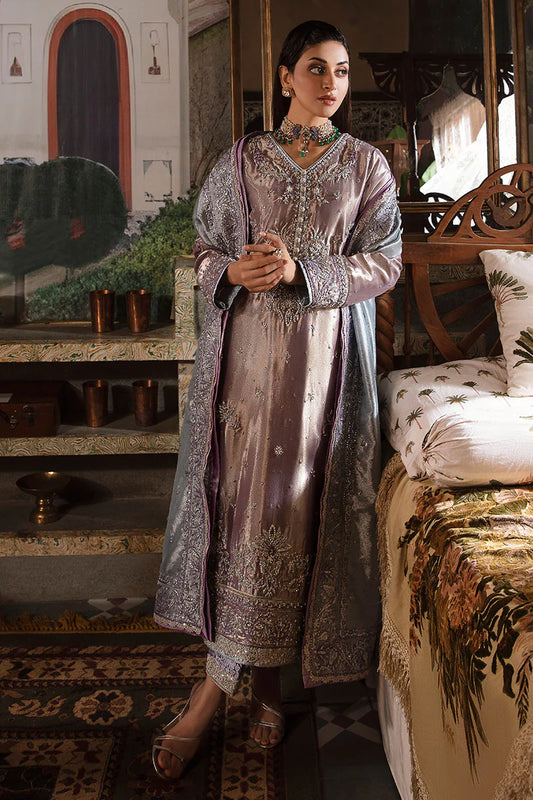 PURPLE SILVER ZARRI SILK OUTFIT FKO-PSZS04248