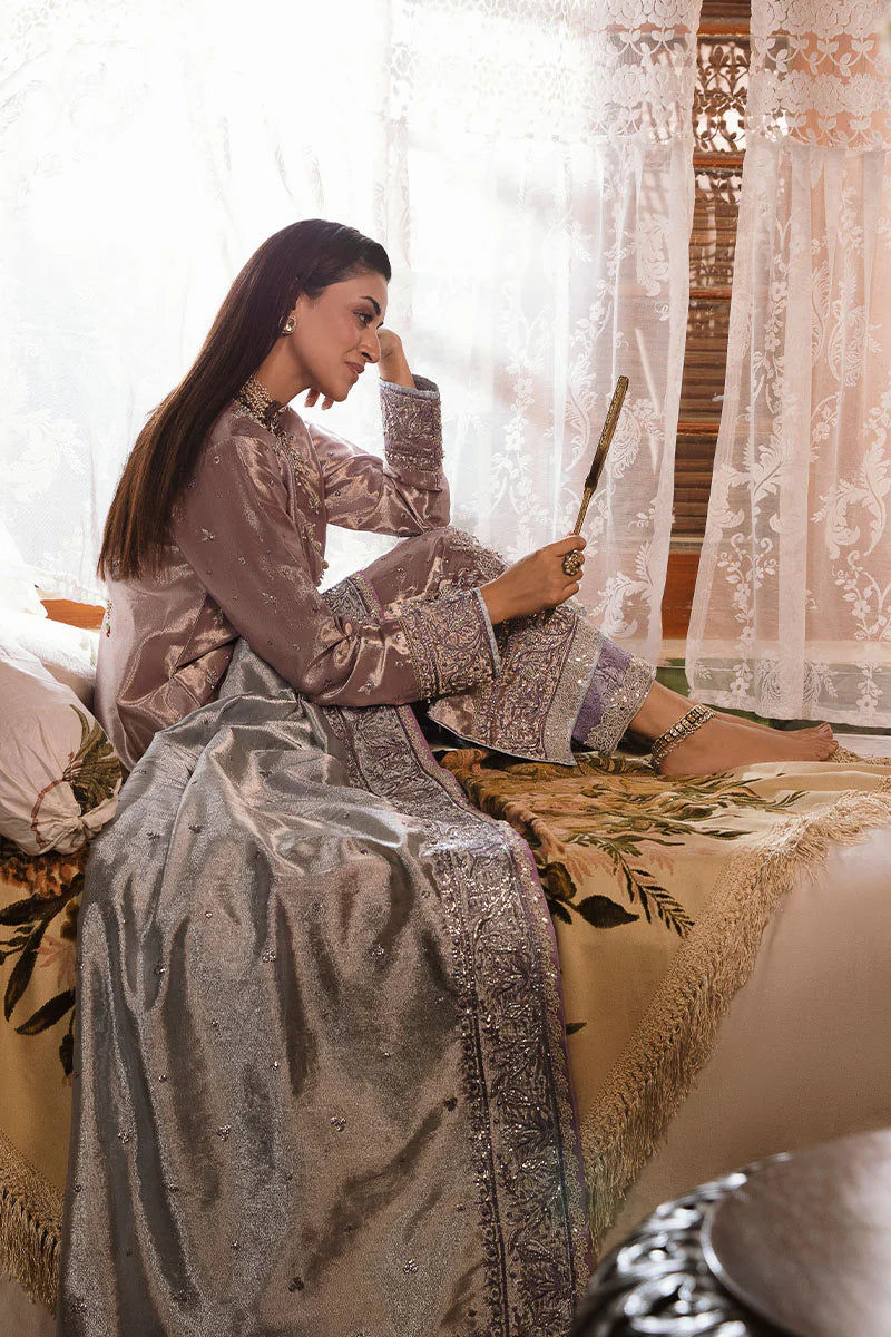 PURPLE SILVER ZARRI SILK OUTFIT FKO-PSZS04248