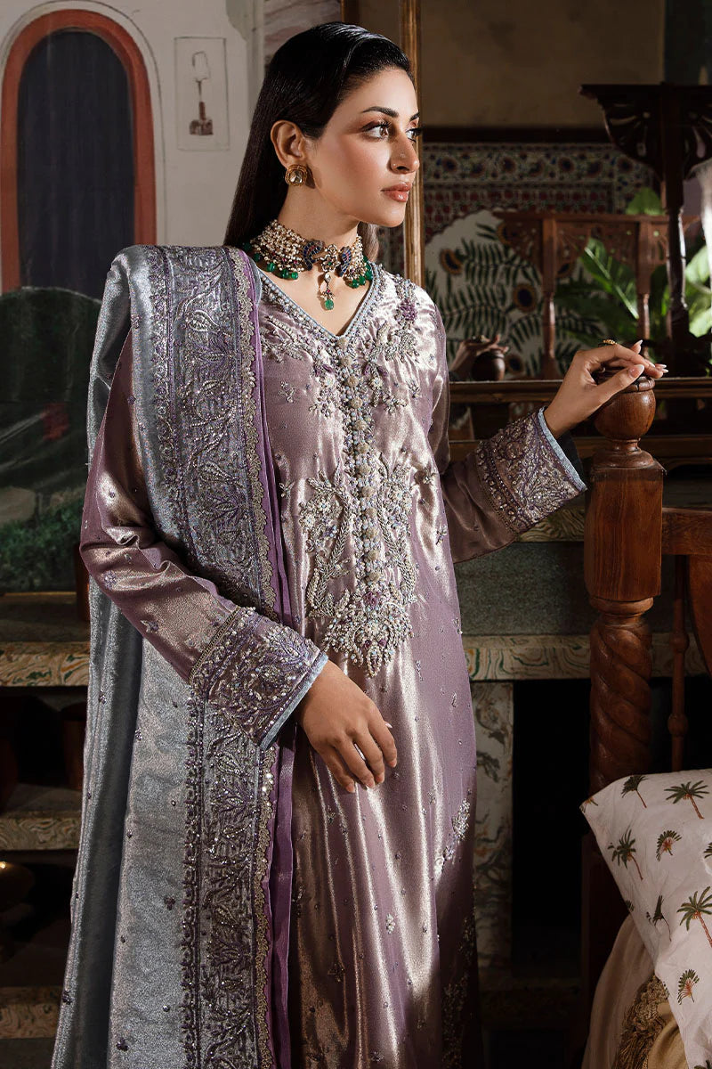 PURPLE SILVER ZARRI SILK OUTFIT FKO-PSZS04248