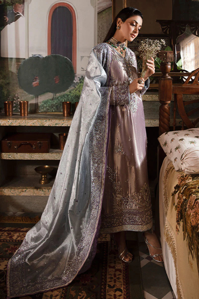 PURPLE SILVER ZARRI SILK OUTFIT FKO-PSZS04248