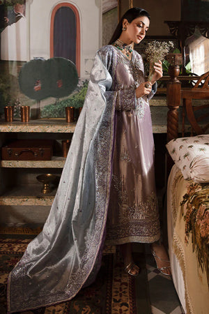 PURPLE SILVER ZARRI SILK OUTFIT FKO-PSZS04248