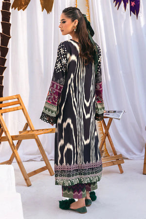 Printed Lawn 3 Pcs Stitched - FKO-NGL-02