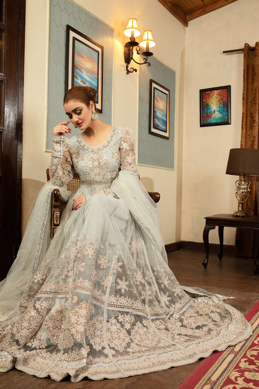 Silver Long Frowk Like Maxi