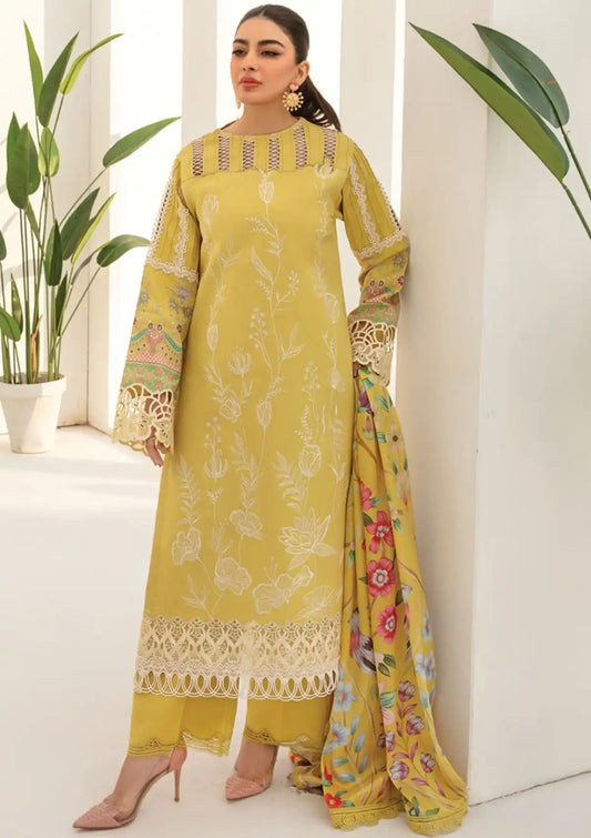 Lawn 3 Pcs Suit Florence Summer FKO-D06