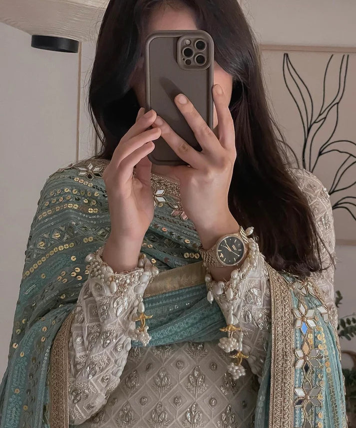 Off-White Anarkali Suit ANK-0224-FKOP