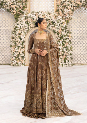BROWN MEDIUM SILK OUTFIT FKO-LOOK-0324