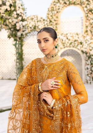 RUST ORGANZA OUTFIT FKO-LOOK-0524