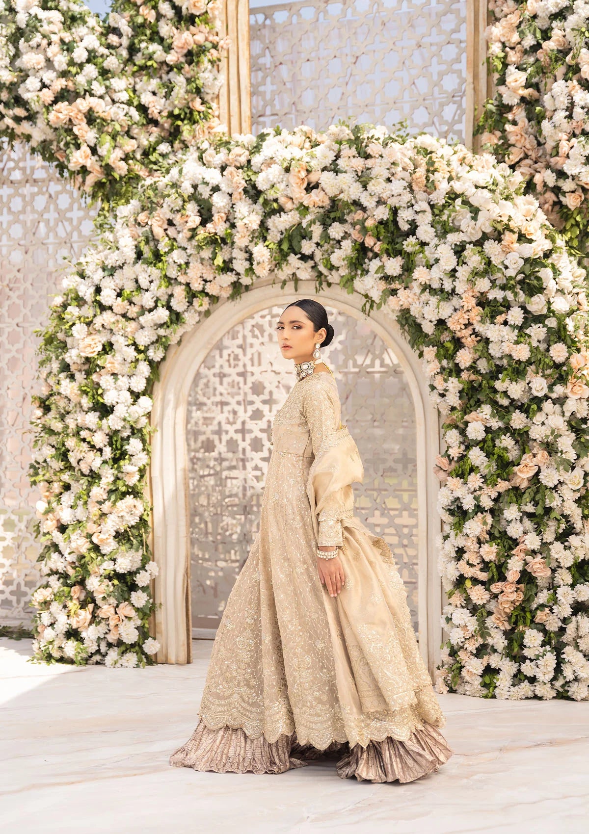 LIGHT GOLD TISSUE OUTFIT FKO-LOOK-0624