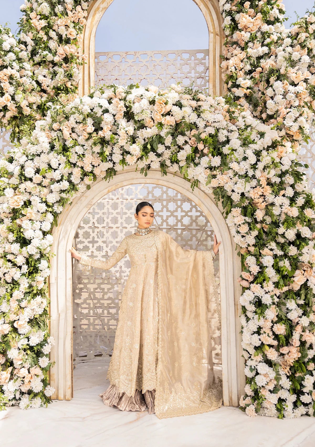 LIGHT GOLD TISSUE OUTFIT FKO-LOOK-0624