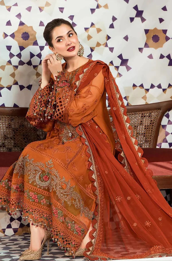 Embroidered Lawn - FKO-MBEL242