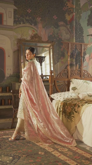 AQUA SILVER ZARRI SILK OUTFIT FKO-ASZS04242