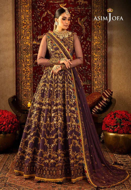 Velvet Deep Purple Peshwas AJVF-03