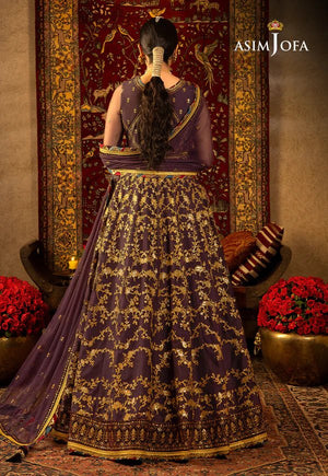 Velvet Deep Purple Peshwas AJVF-03