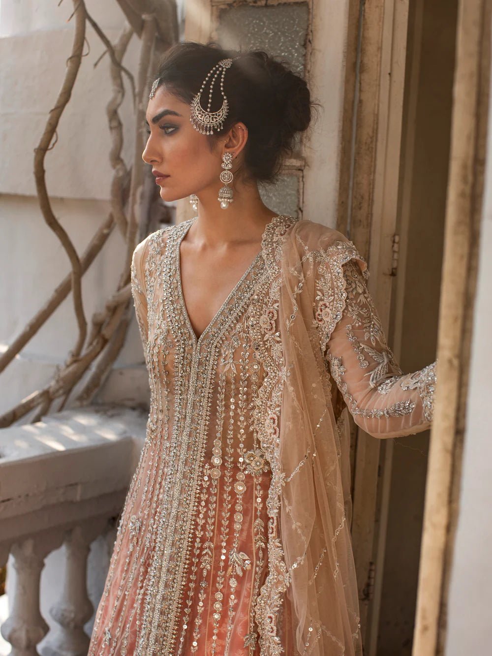 KALIDAR MAXI LEHNGA WITH DUPATTA & LEHENGA