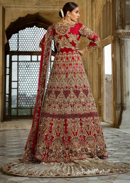 Bridal Red Lehnga FKO-BN11200