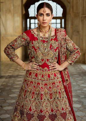 Bridal Red Lehnga FKO-BN11200