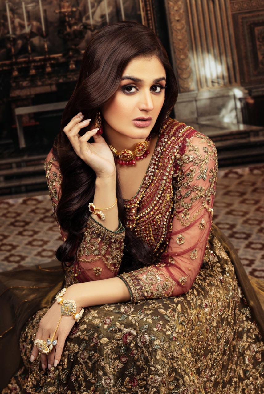 Mehndi With Shade Of Pink Stitched 3Pc Dress