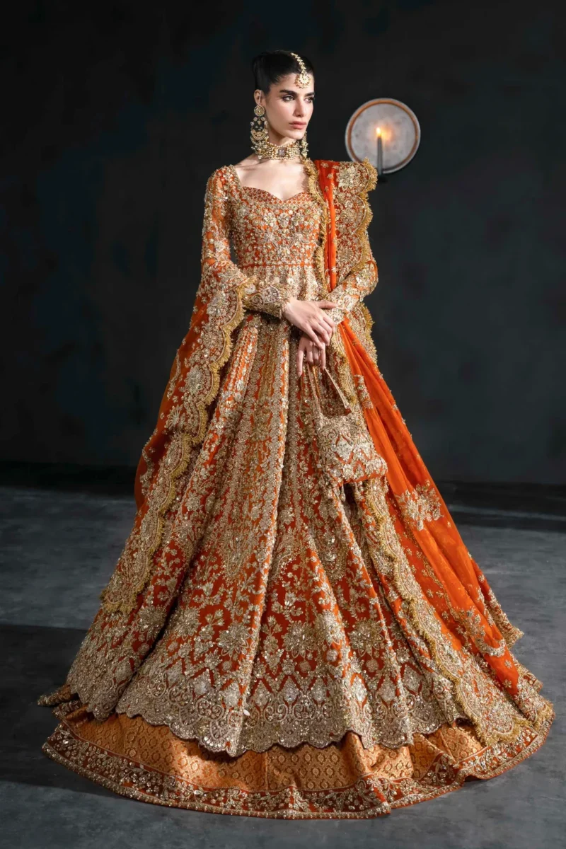 Vibrant Bridal Lehenga FKOBLC09-25 - Image 5