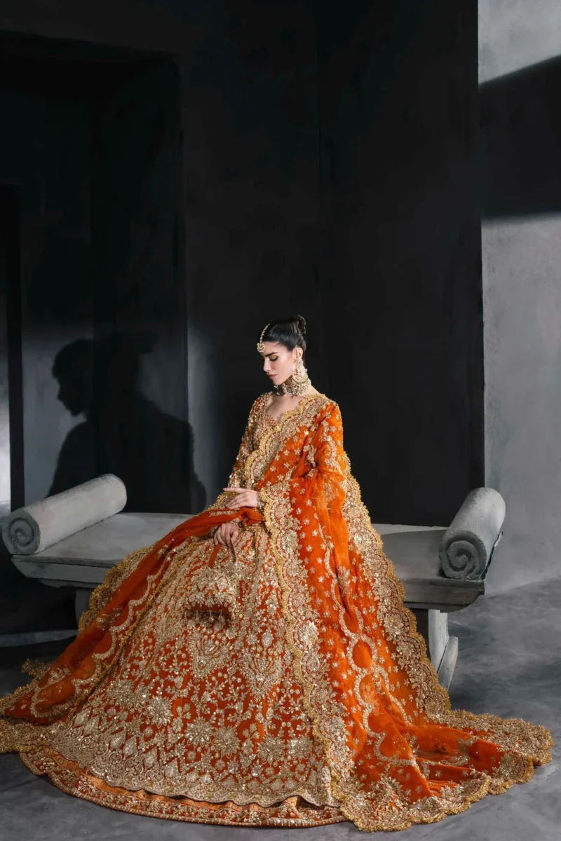 Vibrant Bridal Lehenga FKOBLC09-25 - Image 3